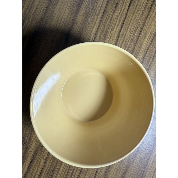 Vintage Yellow Bicycle Design Plastic Bowl - Picture 5 of 5